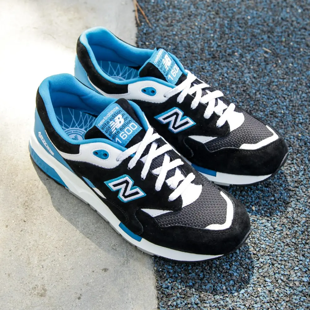 Giày New Balance 1600 Men Riders Club 'Black Blue' CM1600BW - Ảnh 4