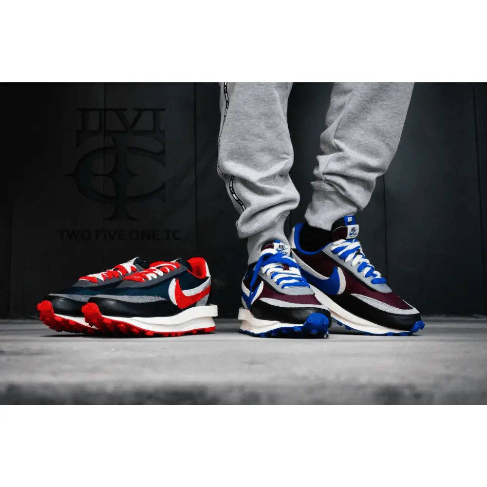 Giày Nike Sacai x Undercover x LDWaffle 'Maroon Team Royal' DJ4877-600 - Ảnh 5
