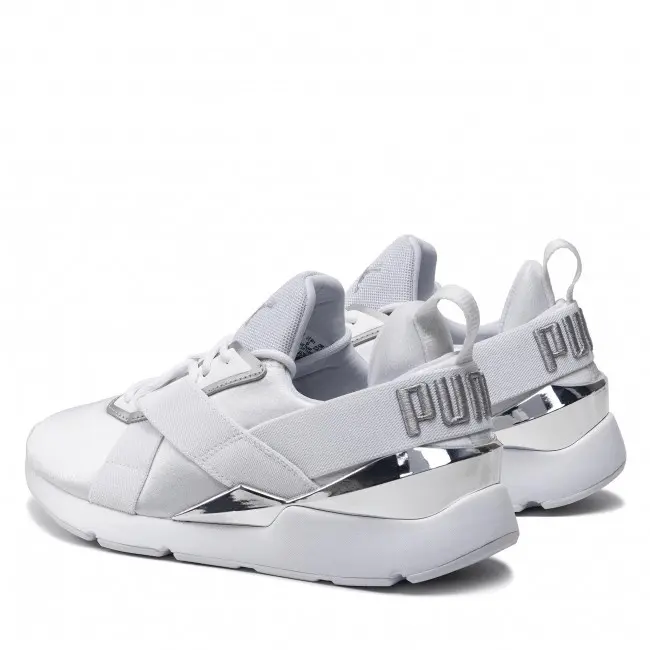 Giày Puma Wmns Muse X3 'White Metallic Silver' 375131-02 - Ảnh 3