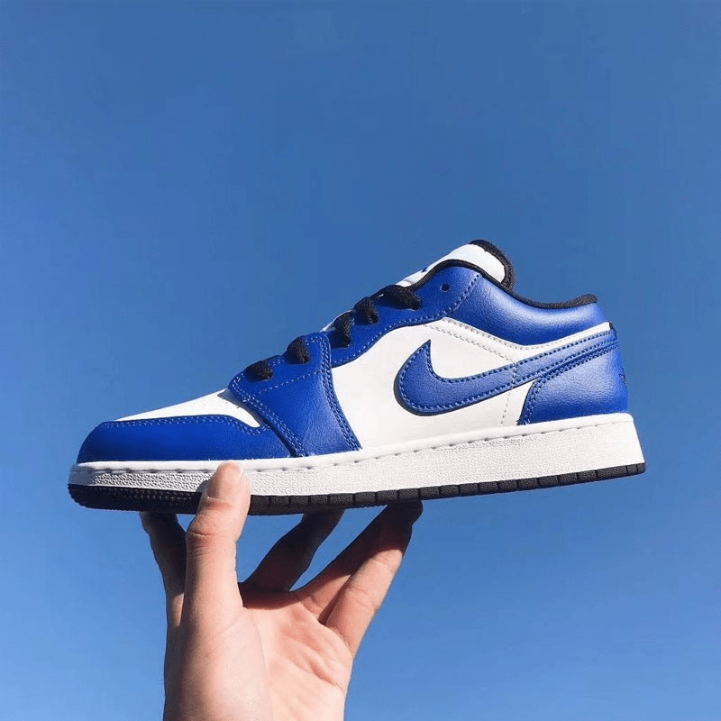 Giày Nike Air Jordan 1 Low GS 'Game Royal' 553560-124 - Ảnh 5