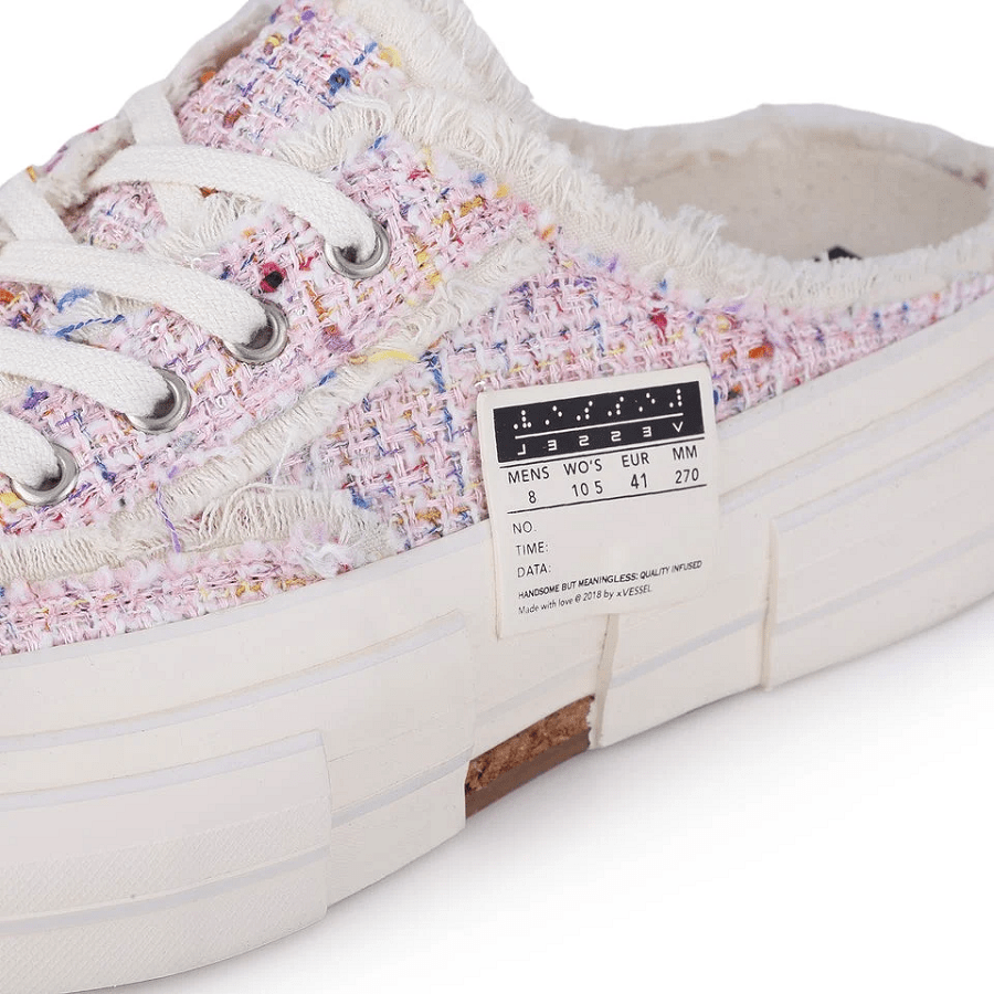 Giày xVESSEL G.O.P. Slip On 'Pink Tweed' - Ảnh 3