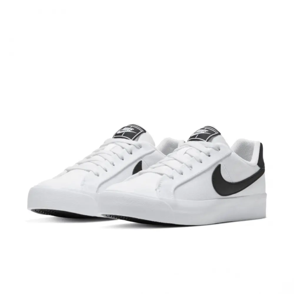 Giày Nike Court Royale Ac Canvas 'White/Black' Cd5405-100 - Ảnh 3