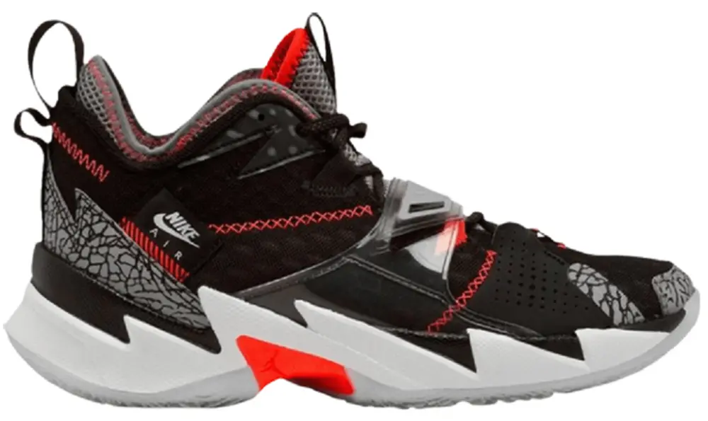 Giày Nike Jordan Why Not Zer0.3 GS ‘Black Cement’ CD5804-006