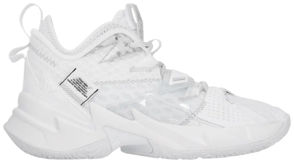 Giày Nike Air Jordan Why Not Zer0.3 GS 'Triple White'CD5804-103