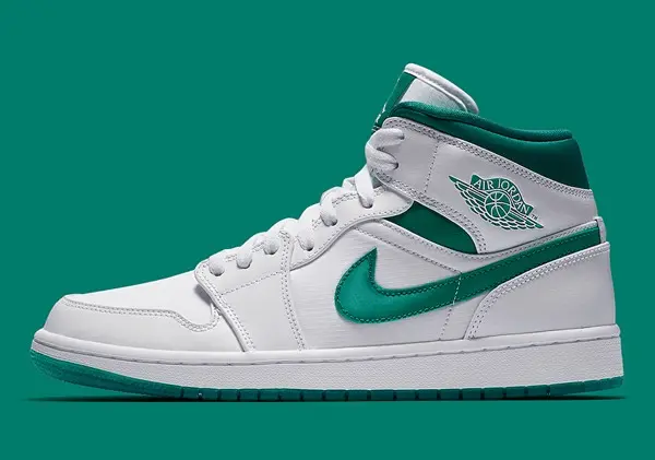 Alternative view of Giày Nike Air Jordan 1 Mid 'Mystic Green' CD6759-103