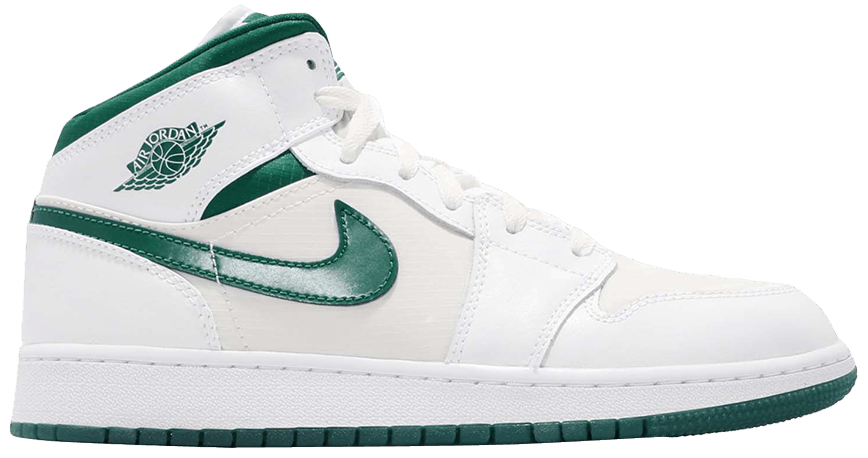 Giày Nike Air Jordan 1 Mid SE GC GS 'White Mystic Green' CD6760-103