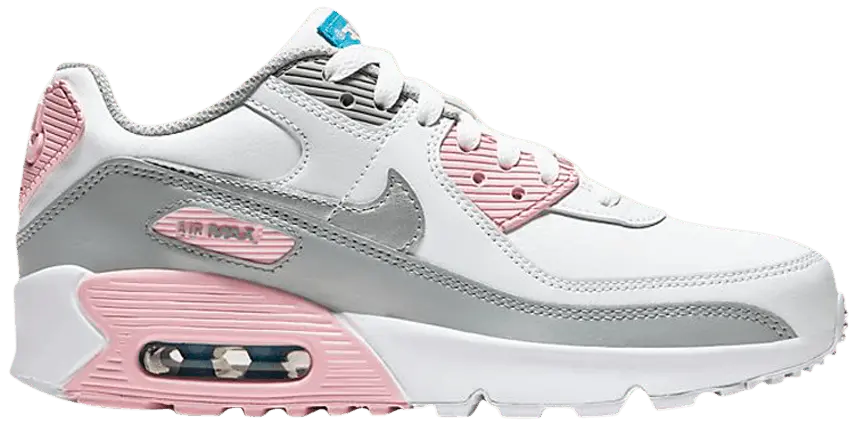 Giày Nike Air Max 90 Leather GS 'Metallic Silver Pink' CD6864-004