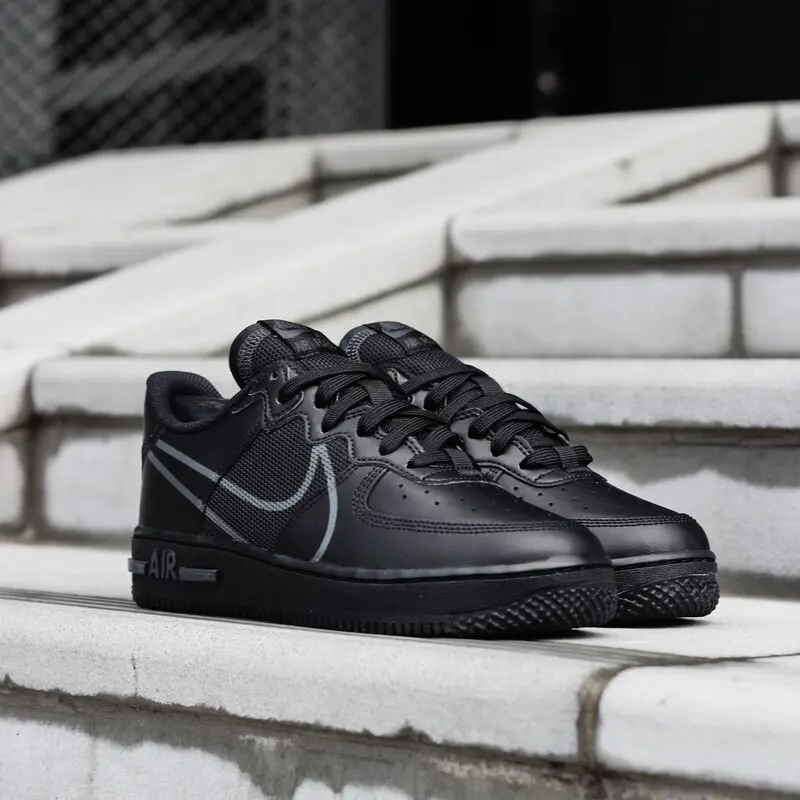 Alternative view of Giày Nike Air Force 1 React 'Triple Black' CD6960-003
