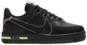 Giày Nike Air Force 1 React GS 'Triple Black' CD6960-001