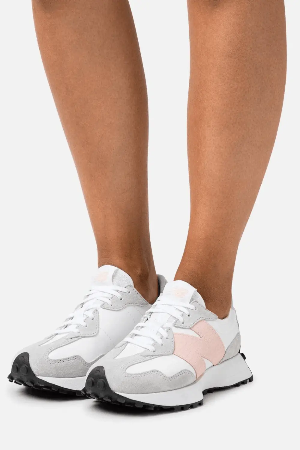 Giày New Balance 327 'White Rain Cloud Pink Haze' WS327DP - Ảnh 6
