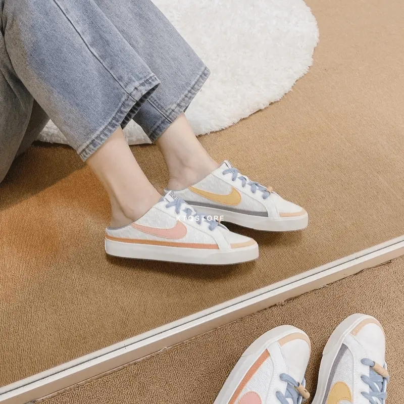 Giày Nike Court Legacy Mule 'Sail Light Madder Root' DV1741-181 - Ảnh 3