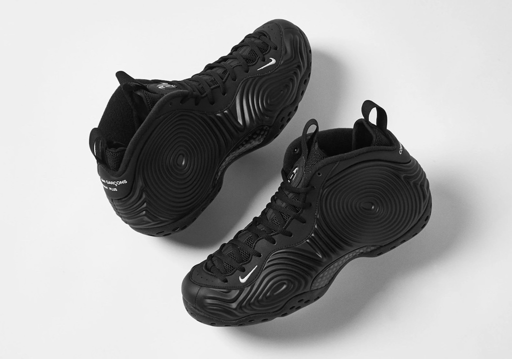 Giày Nike Comme des Garçons Homme Plus x Air Foamposite One 'Black' DJ7952-001 - Ảnh 2