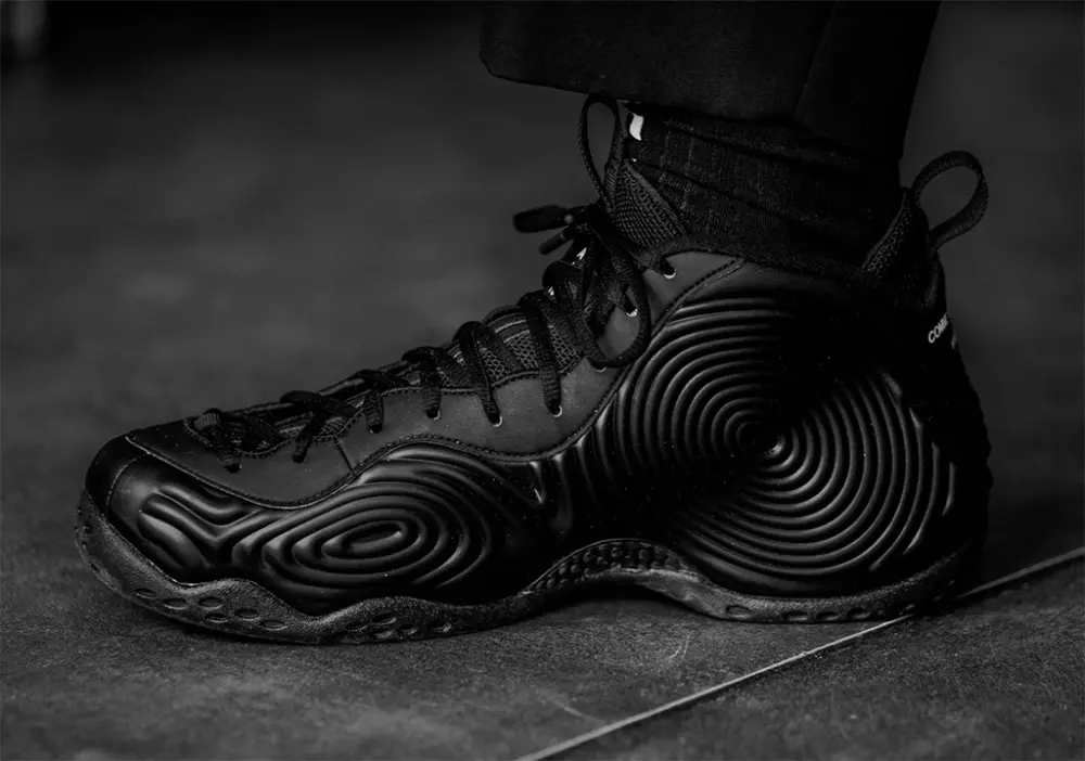 Giày Nike Comme des Garçons Homme Plus x Air Foamposite One 'Black' DJ7952-001 - Ảnh 5