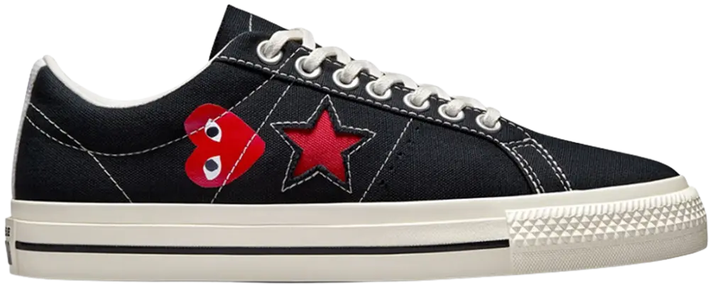 Giày Converse One Star Ox Comme des Garcons PLAY 'Black' A01791C