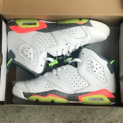 Giày Nike Jordan 6 Retro Bright Mango 384665-114 - Ảnh 6