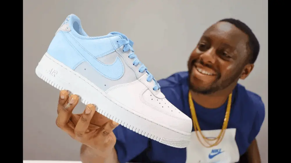 Alternative view of Giày Nike Air Force 1 '07 LV8 'Psychic Blue' CZ0337-400