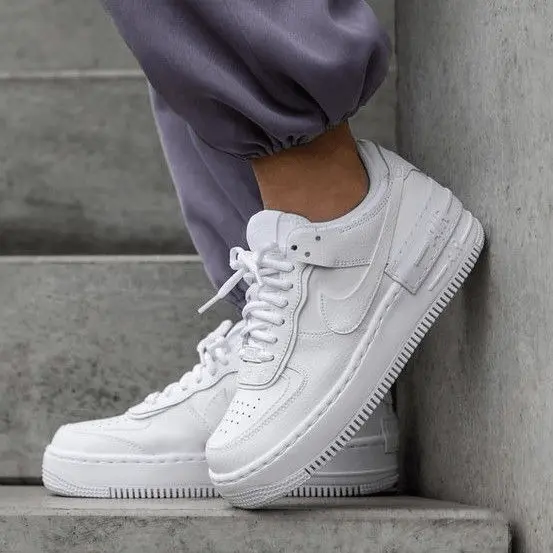 Giày Nike Air Force 1 Shadow 'Triple White' CI0919-100 - Ảnh 4