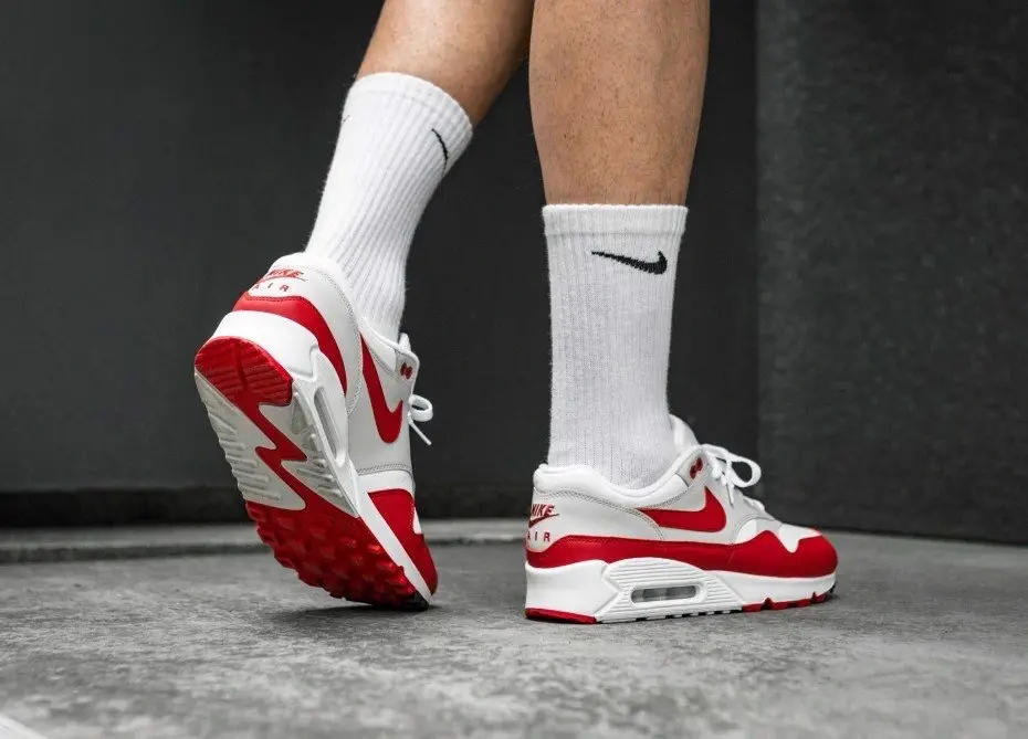 Giày Nike Air Max 90/1 'Sport Red' AJ7695-100 - Ảnh 5