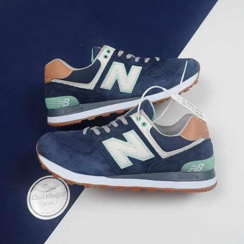 Giày New Balance Wmns 574 Beach 'Cruiser Navy' WL574BCM - Ảnh 2