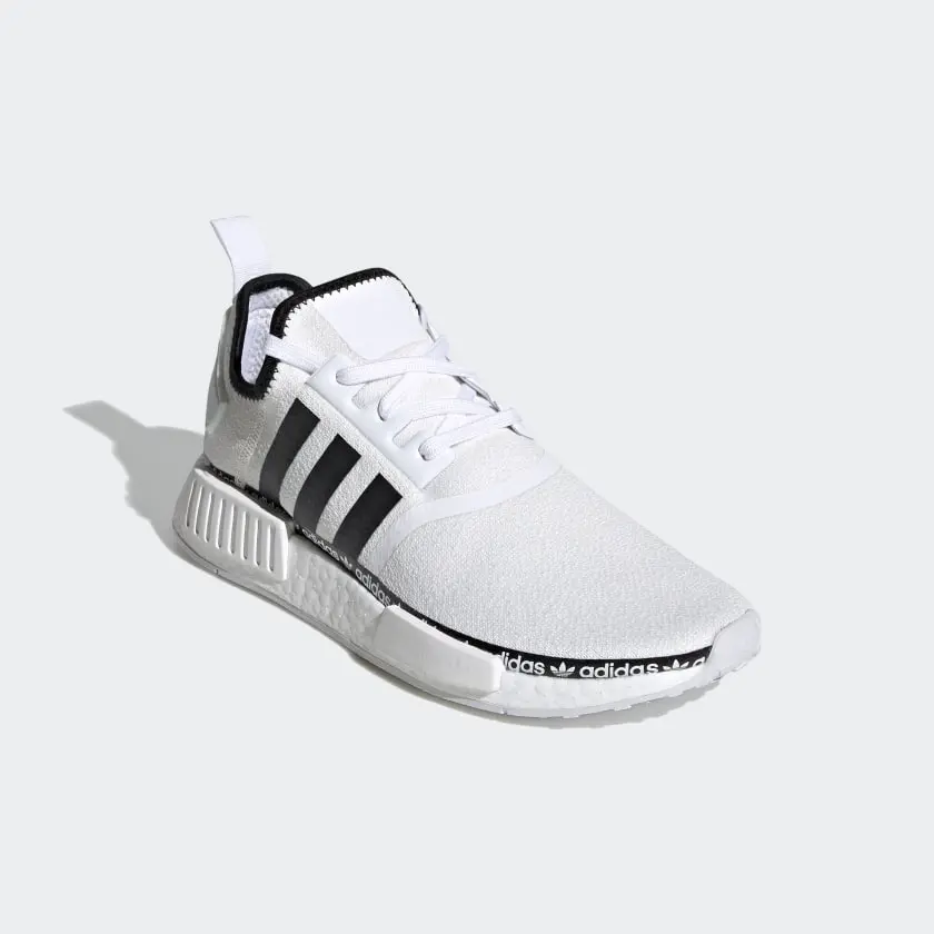Giày Adidas NMD R1 'Cloud White Logo Strip' FV8727 - Ảnh 4