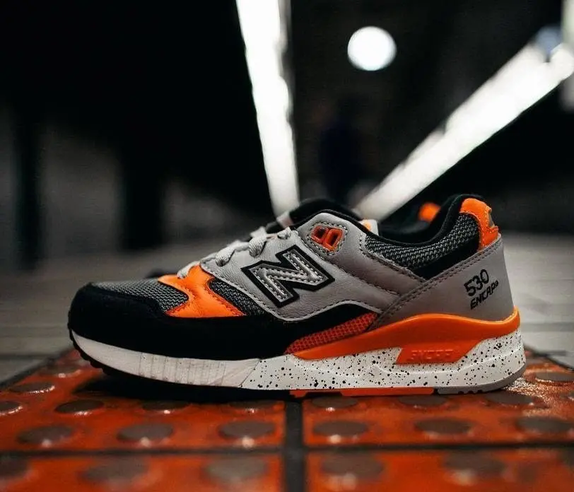 Giày New Balance Wmns 530 'Black Grey Orange' W530PSC - Ảnh 3