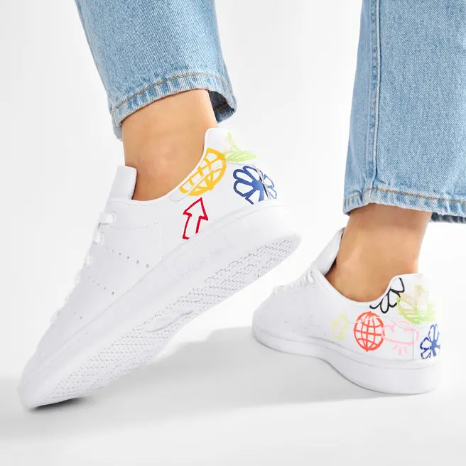 Giày Adidas Wmns Stan Smith 'Doodle' FX5679 - Ảnh 5