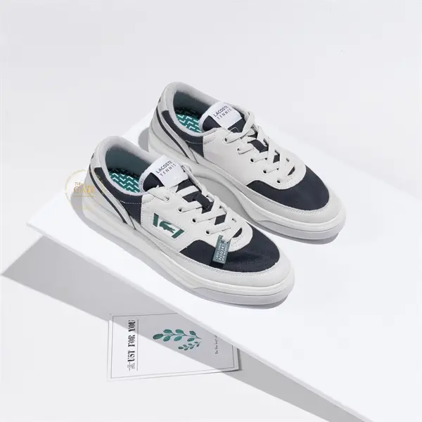 Giày Lacoste Men's G80 Og Leather And Textile Sneakers 739SMA0085-1Y4 - Ảnh 4