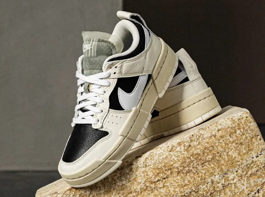 Giày Nike Wmns Dunk Low Disrupt 'Ivory Black' DD6620-001 - Ảnh 3