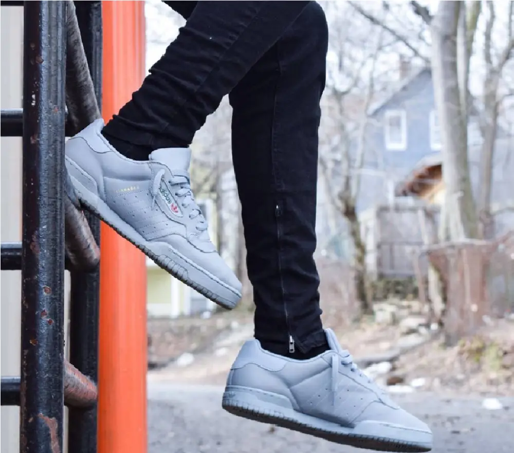 Alternative view of Giày Adidas Yeezy Powerphase Calabasas 'Grey' CG6422