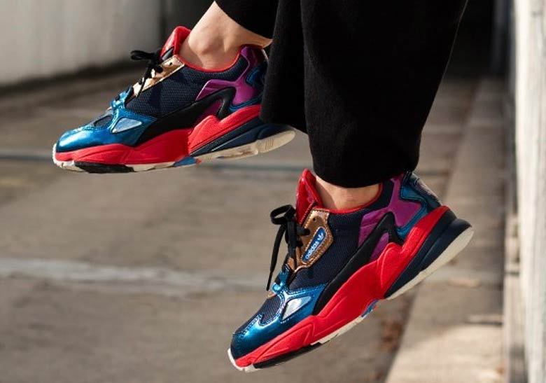 Giày Adidas Wmns Falcon 'Collegiate Navy Red' CG6632 - Ảnh 5