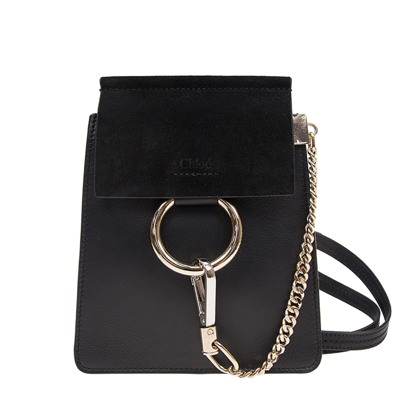 Túi Chloé Faye Small Bracelet Bag 'In Smooth & Suede Calfskin' CHC17WS320H2O001