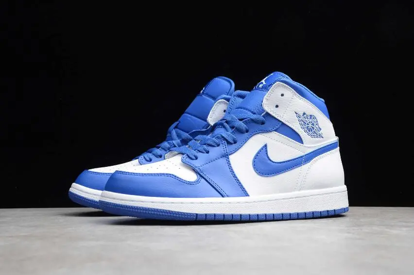 Giày Nike Air Jordan 1 Mid 'Hyper Royal' 554724-114 - Ảnh 3