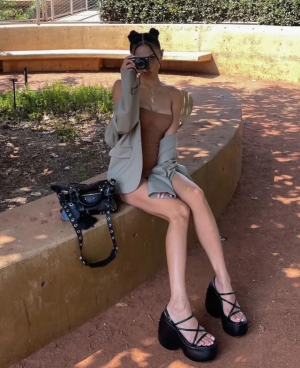 Alternative view of Giày cao gót Naked Wolfe MYSTERY 'BLACK'