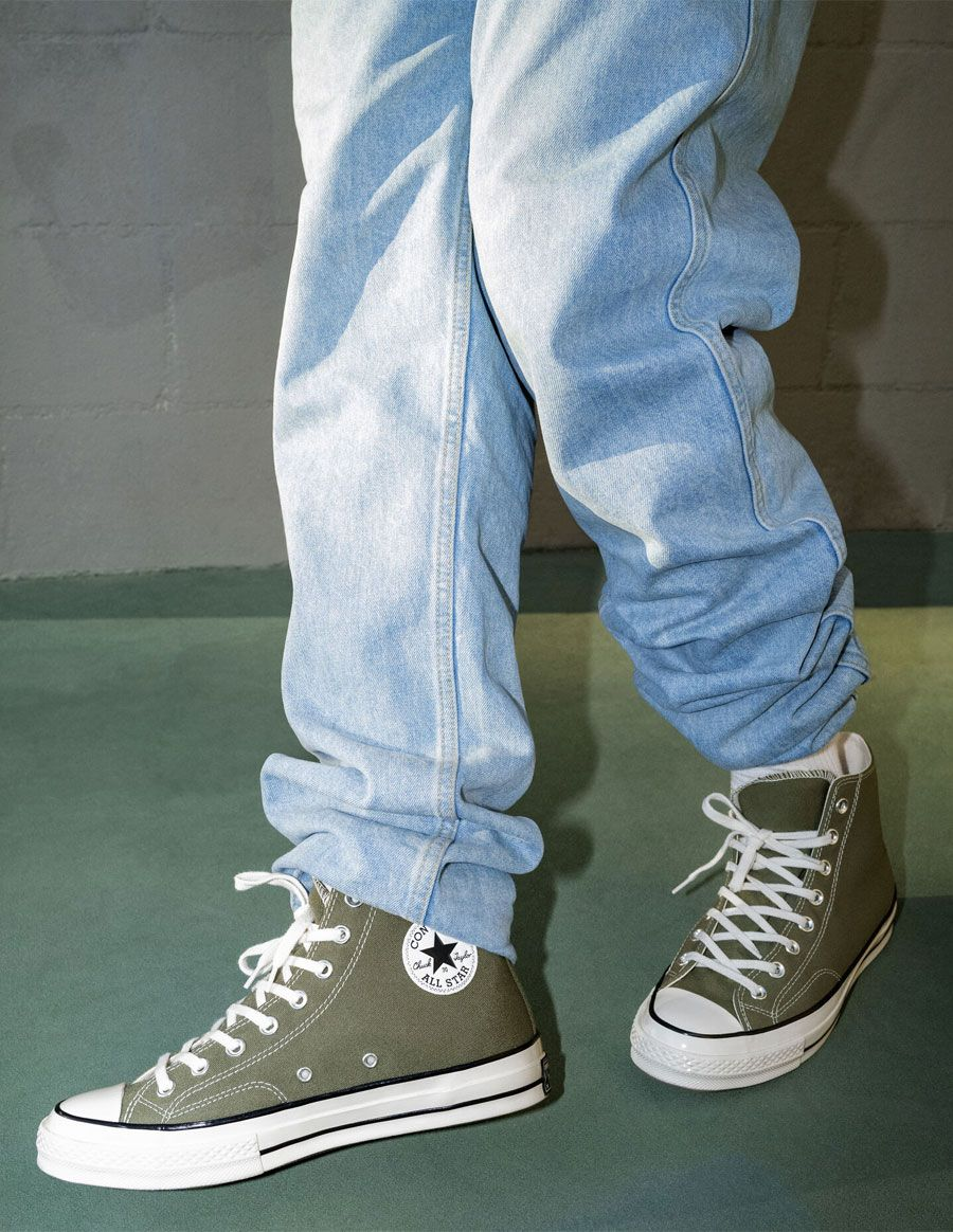 Giày Converse Chuck 70 Canvas 'Green Beige' A00754C - Ảnh 2