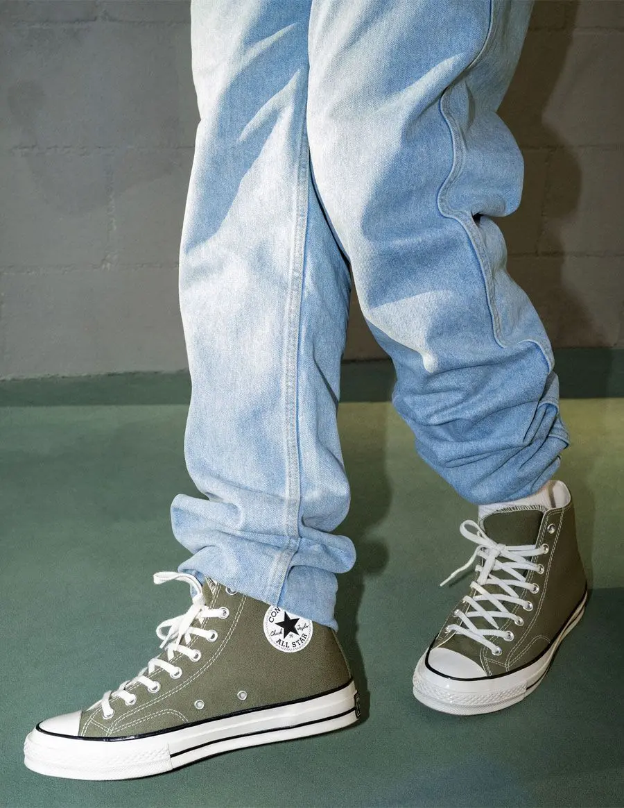 Alternative view of Giày Converse Chuck 70 Canvas 'Green Beige' A00754C