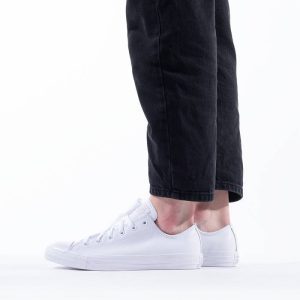 Alternative view of Giày Converse Chuck Taylor All Star Ox Leather 'White' 136823C