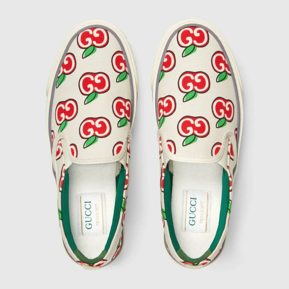 Alternative view of Giày Gucci Wmns Tennis 1977 Slip-On 631751-H2C40-9130