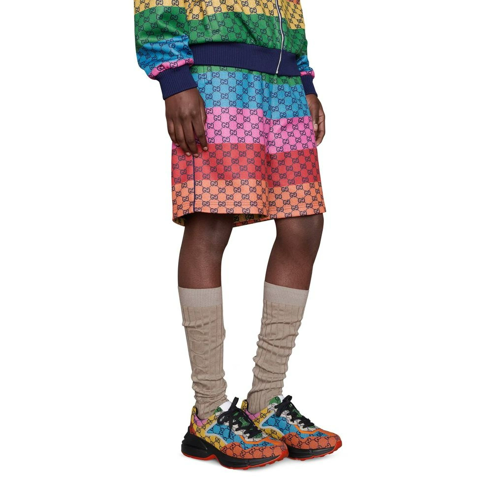 Giày Gucci Rython GG Multicolor Black (W) 663681-2UZK0-7072 - Ảnh 5