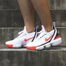 Giày Nike LeBron 16 'Air Tech Challenge Hot Lava White' CI1521-100 - Ảnh 3