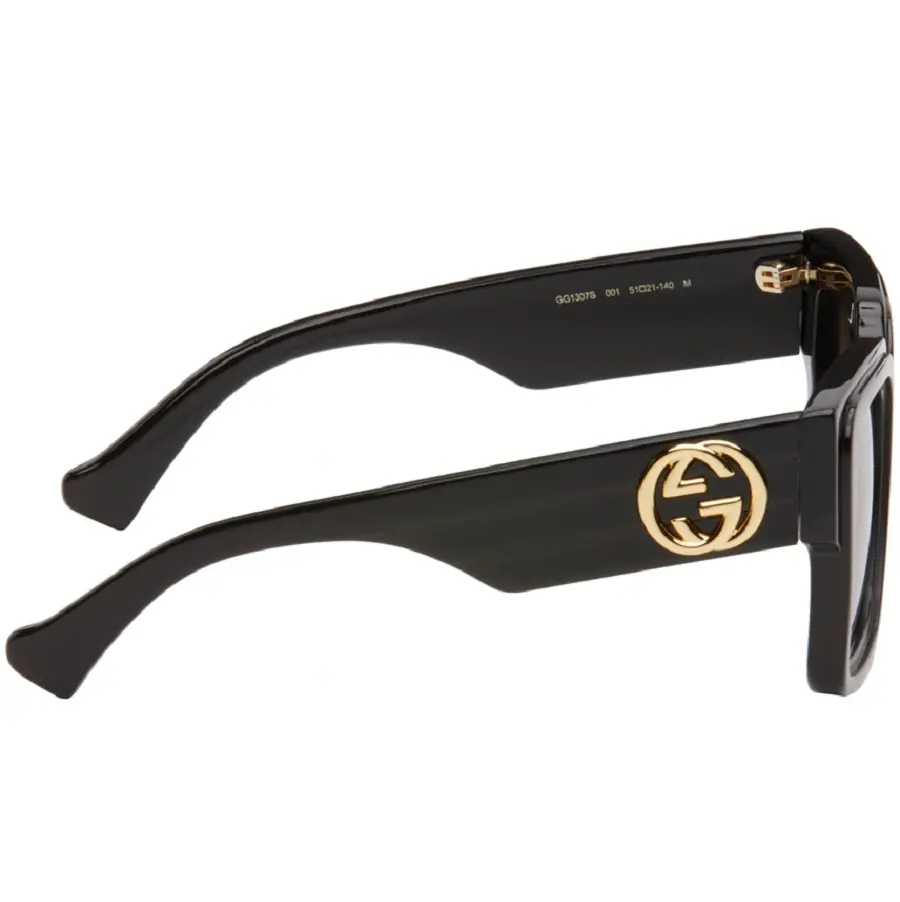 Kính Gucci Square Sunglasses 'Black' GG1307S-001 - Ảnh 4