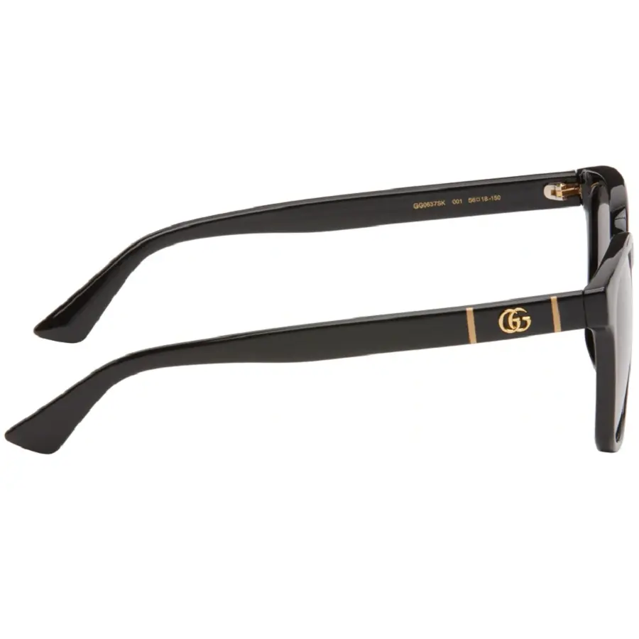 Kính Gucci Square Sunglasses 'Black' GG0637SK-003 - Ảnh 3