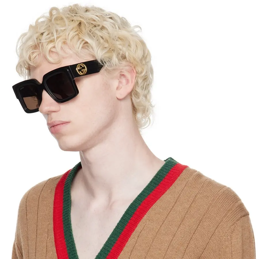 Alternative view of Kính Gucci Square Sunglasses 'Black' GG1307S-001