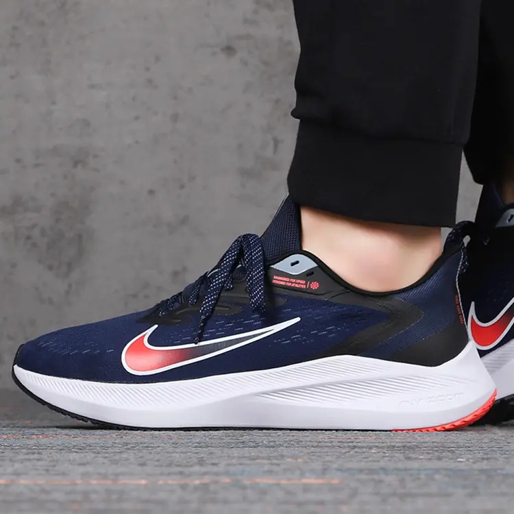 Alternative view of Giày Nike Zoom Winflo 7 'Midnight Navy Crimson' CJ0291-400