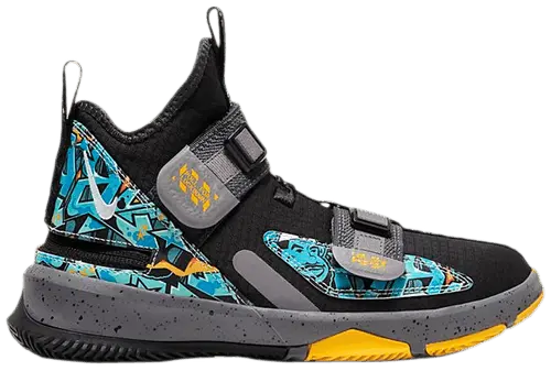 Giày Nike LeBron Soldier 13 Flyease GS 'Graffiti' CJ1317-070