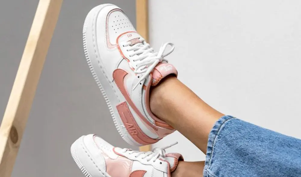 Alternative view of Giày Nike Wmns Air Force 1 Shadow 'Washed Coral' CJ1641-101