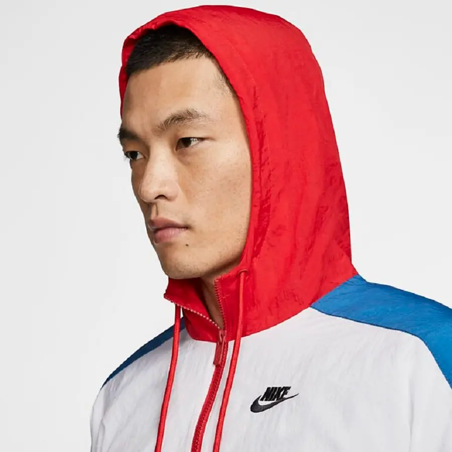Alternative view of Áo Nike Woven CB Hoodie Jacket University Red CJ4561-657