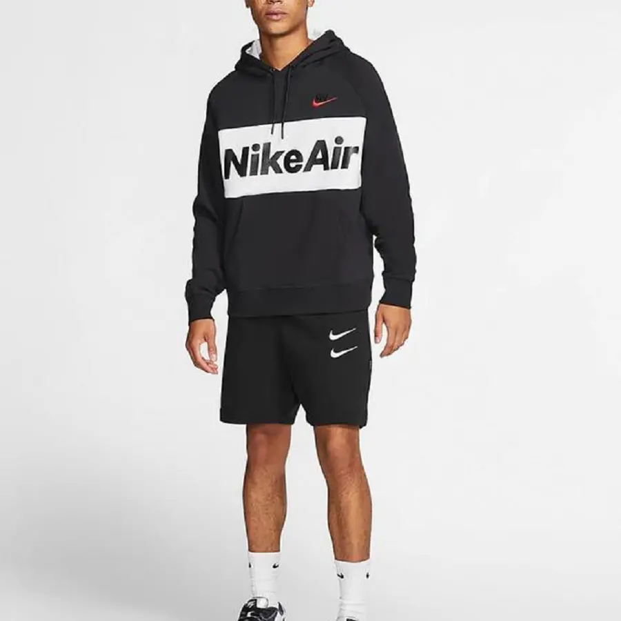 Quần Nike Sportswear Swoosh French Terry Shorts CJ4882-010 - Ảnh 5