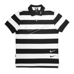 Áo Nike Sportswear Swoosh Polo Knit BlackWhite CJ4909-011
