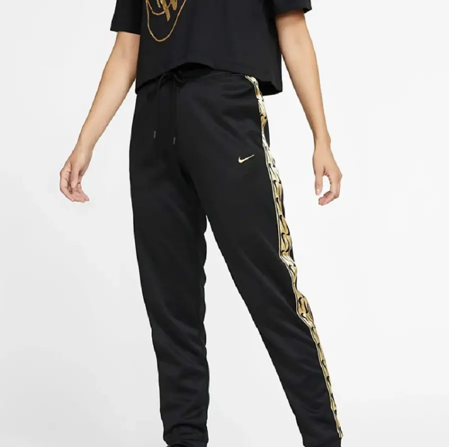 Áo Nike Jacket Tape Logo Black Gold BV3447-011 CJ6325-011 - Ảnh 6