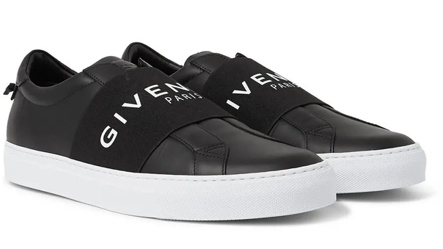 Giày Givenchy Black Urban Street Leather Strap Men's Sneakers BH0002H0FU-004 - Ảnh 4